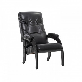 Кресло для отдыха Модель 61 Венге, к/з Vegas Lite Black в Половинке - polovinka.germes-mebel.ru | фото