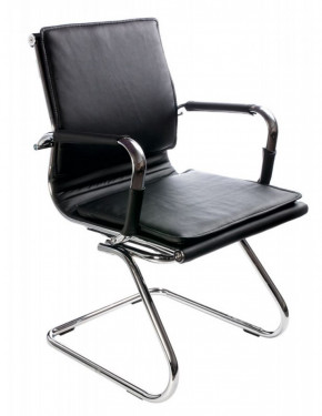 Кресло для посетителя Бюрократ CH-993-Low-V/Black на черный в Половинке - polovinka.germes-mebel.ru | фото