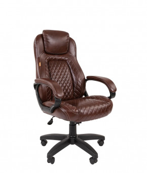 Кресло для руководителя  CHAIRMAN 432 (Экокожа коричневая) в Половинке - polovinka.germes-mebel.ru | фото