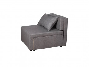 Кресло-кровать Милена (серый) Велюр в Половинке - polovinka.germes-mebel.ru | фото