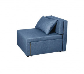 Кресло-кровать Милена (синий) Велюр в Половинке - polovinka.germes-mebel.ru | фото