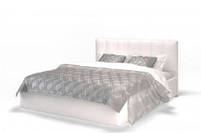 Кровать Элен 1400 + основание (Vega white) белый в Половинке - polovinka.germes-mebel.ru | фото