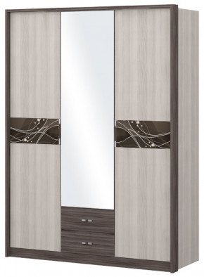 Шкаф 3-х дверный с зеркалом Шк68.2 МС Николь в Половинке - polovinka.germes-mebel.ru | фото